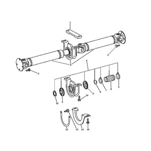 Eje de transmisión trasero Dodge Sprinter 05119086AA de acero para reemplazo de piezas de 2003-2006 - Product Image 4