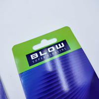 Carte d'emballage en papier imprimée sur mesure OEM, carte suspendue avec pelliculage brillant pour quincaillerie de détail et batteries électroniques