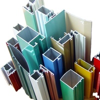 Profilé en aluminium de haute qualité avec revêtement en poudre pour portes et fenêtres