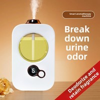 Diffuseur d'aromathérapie automatique, distributeur de parfum intelligent de qualité hôtelière, rechargeable par USB, spray désodorisant pour toilettes, huile essentielle
