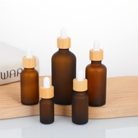 Großhandel 5ml-100ml Maßgefertigte Farbige Mattglas Ätherische Öl Tropfflaschen mit Schraubverschluss Premium Kosmetikbehälter mit Eigenem Logo