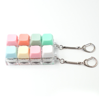 Custom Design Keycap Fidget Keychain Keycap Keyboard Click Fidget Cute Keychain Stim Toy Stress Relief