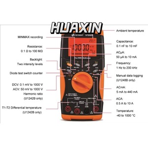 คีย์ไซท์ U1242B มัลติมิเตอร์แบบดิจิตอลแบบพกพา 10k ค่าการนับ 4 หลัก พร้อมฟังก์ชันนับสวิตช์/รีเลย์พื้นฐาน - Product Image 6