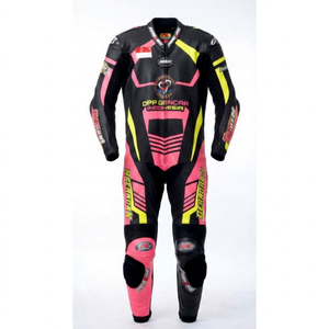 Combinaison de course moto professionnelle unisexe Ramaha 1 pièce avec protection CE, marque Khaksar, tissu 280g, manches longues, toutes saisons - Product Image 1