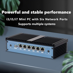 Mini PC HelorPC sin Ventilador, Procesador Intel l3 I5 I7, con 6 Puertos LAN GbE I211, 16 GB DDR4, 4 USB, 1 VGA, 1 HD-MI, Ubuntu LINUX, Router <span class=keywords><strong>Firewall</strong></span> - Product Image 4