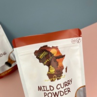 Sachet Doypack Personnalisé en PE avec Fenêtre Transparente pour Poudre d'Assaisonnement Alimentaire et Aliments pour Animaux – Qualité Alimentaire Refermable de Haute Qualité