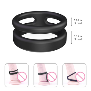 S-hande Zwarte <span class=keywords><strong>Cock</strong></span> <span class=keywords><strong>Ring</strong></span> Seks Toy Massage Toys Seks Adult Siliconen Rubber <span class=keywords><strong>Penis</strong></span> <span class=keywords><strong>Ring</strong></span> Seks Toys voor Mannen - Product Image 6