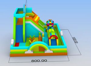 Châteaux gonflables produits par des grossistes professionnels en équipements gonflables sur mesure - Product Image 3