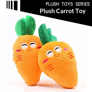 Jouets en peluche couineurs en forme de banane, carotte, poulet, fesse de poulet et crevette, résistants aux morsures, pour chiens et chats, vente directe d'usine - Product Image 6