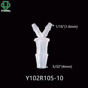 ข้อต่อพลาสติก PP ยี่ห้อ Jiyou แบบ Y พร้อมห่วงเกี่ยว สำหรับท่อยางแบบยืดหยุ่น สีเทา ขนาด 1.6-9.5 มม. - Product Image 3