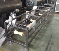 Máquina para Fabricar Tuberías de Drenaje Corrugadas de Doble Pared de PE/HDPE de un Solo Tornillo con Motor y Caja de Cambios, Línea Automática de Alta Productividad