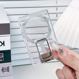 Transparente duro PC magnético teléfono celular cartera titular ranura magnética tarjeta bolsa de bolsillo <span class=keywords><strong>para</strong></span> Iphone 17 16 15 14 13 12 - Product Image 5