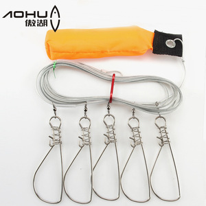 Attache de sécurité en acier inoxydable Aohu pour leurres de pêche et hameçons, pour équipement de pêche - Product Image 4