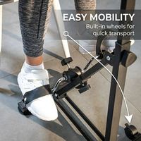 BNcompany Vélo d'exercice portable et réglable pour bras et jambes, idéal pour les personnes âgées à domicile