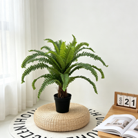 Plante artificielle réaliste en herbe persane écologique en pot pour décoration intérieure et jardin, durable, idéale pour Noël et Thanksgiving