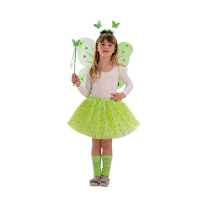 SET FARFALLA VERDE PER BAMBINE - Product Image 1