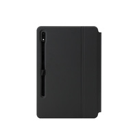Casing Samsung TabS9 S8 S7 fe11 inci, Keyboard nirkabel magnetis, bantalan sentuh lampu belakang Ultra tipis
