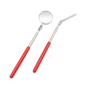 2-teiliger Teleskop-Inspektions spiegel 8LbHandheld-Ausziehbarer Spiegel für Mechaniker, HLK-Techniker und Handels fachleute - Product Image 1