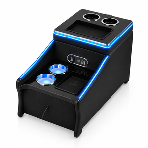 Caja de Almacenamiento para el Reposabrazos Central para <span class=keywords><strong>Mercedes</strong></span> <span class=keywords><strong>Vito</strong></span> Viano V260, Organizador de Consola Central con Carga Inalámbrica 2016-2023 - Product Image 1