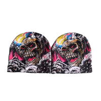Bonnet unisexe de haute qualité avec impression personnalisée et logo de luxe en acrylique Bonnet de créateur avec impression par sublimation