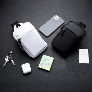 Bolso de Pecho Multifuncional 2024, Bolso de Hombro de Poliéster a la Moda para Hombre, Estilo Coreano, Bolso Mensajero Informal - Product Image 5