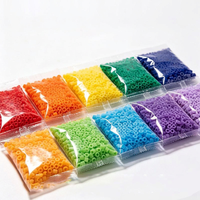 Kit de Recarga de Cuentas Termoadhesivas Mini de 2.6mm, Set de Cuentas Fusibles Multicolor, Kit Educativo de Cuentas Fusibles Pixel para Manualidades DIY