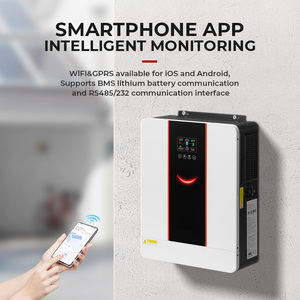 Biến tần năng lượng mặt trời lai Kungf Solar, một pha 240VAC, IP32, 1-6.2kW, 6.2kW-10.2kW, đầu ra kép MPPT, 12/24/48V, kết nối lưới điện, WIFI, 220V lưới điện - Product Image 5