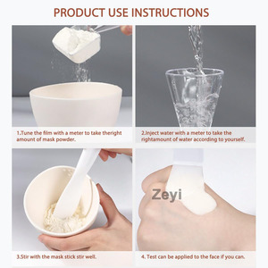 Kit de Mezcla de Mascarillas DIY con Logotipo Personalizado, Tazón de Silicona, Espátula, Aplicador de Mascarillas y Taza Medidora - Product Image 5