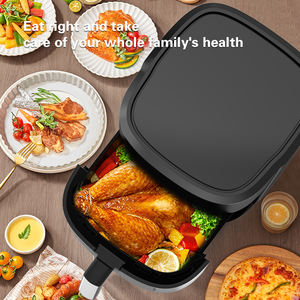 Nouvelle friteuse numérique à double chauffage 6L en acier inoxydable sans huile électrique Deep Smart pour un usage domestique - Product Image 2