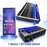 Local Stock S8 Android Board Chassis Phone Box Farm for Group Control System Designed for Phone Farm Hardware Procurement Needs