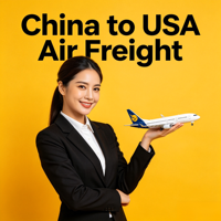 Service de fret aérien DDP porte-à-porte de Chine vers les États-Unis pour Amazon FBA avec un transitaire Top 10, support 24/7 et assurance