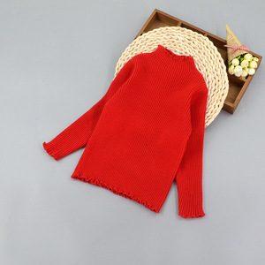 Pulls à col haut unis faits à la main pour filles, design pour enfants, provenant d'un fournisseur chinois - Product Image 6