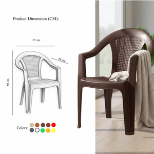 Heavy Duty <b>Stackable</b> Ergonomic Plastic <b>Chairs</b> Bulk Wholesale for Hotel Restaurant Banquet Event Outdoor Home <b>Dining</b> - Product Image 2