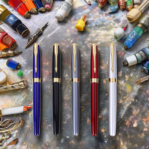 Parker Logo Personalización Pluma estilográfica de metal dual 0,5mm Ancho de escritura Regalo para estudiantes y adultos en Finanzas - Product Image 3