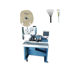 Machine de sertissage automatique à dénuder les câbles multiconducteurs pour la coupe de câbles gainés, l'épluchage et le pressage de la machine à sertir - Product Image 5