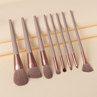 Ensemble de pinceaux de maquillage, brosses de make-up tendance et populaires, faible quantité minimale de commande, couleur bleu chair, 1 pièce
