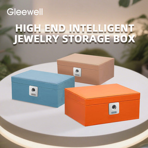 Xuyên biên giới bán buôn cao cấp thông minh lưu trữ đồ trang sức hộp đa kịch bản áp dụng công suất lớn vân tay khóa thông minh - Product Image 6