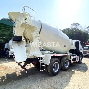 中国品牌2012老日野12立方米6X4小型混凝土搅拌车价格出售 - Product Image 6