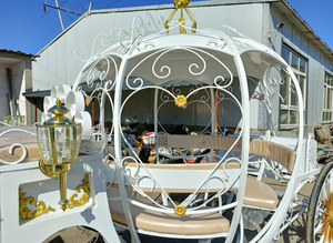 Carruaje de Caballos, Vagón Medieval Eléctrico, Vagón Gitano de Caballos, Carro de Caballos, Vagón Medieval Cubierto - Product Image 2