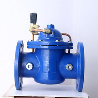 Structure de commande de la vanne de réduction de pression hydraulique - Haute qualité, fabrication chinoise, corps en fonte ductile/acier inoxydable, DN50-DN800 PN10-PN16
