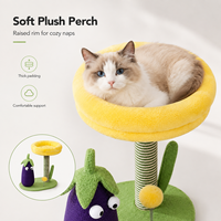 Arbre à chat avec poteaux à gratter en sisal, perchoir en peluche, structure d'escalade pour chat d'intérieur, centre d'activités, vente en gros, OEM, personnalisé