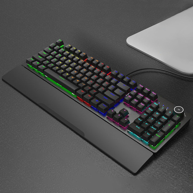 GK315 RGB Wired Gaming Mechanical Keyboard USB Backlit for Desktop Computer Internet Cafe E-sports Wholesale In Stock