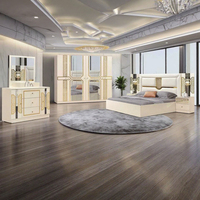 Prix de Gros Ensemble de Chambre à Coucher Turque Moderne Taille King Style Nordique Confortable Ensemble de Meubles de Chambre Lit Taille King Luxe Classique