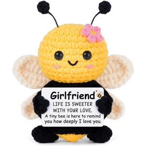 Cadeau de soutien émotionnel en crochet pour la fête des mères, anniversaire, pour maman, nouvelle maman, future maman, adorable abeille en crochet faite à la main - Product Image 4