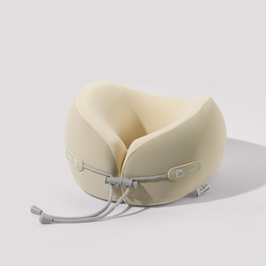 Oreiller de voyage ergonomique en mousse à mémoire de forme à rebond lent, lavable, coloré, en forme de U, pour le soutien du cou en avion, modèle 2026 - Product Image 4