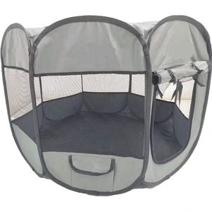 Parc de jeu hexagonal pliable et portable pour chat et chien, prix d'usine BSCI, vente en gros, best-seller, facile à ranger pour les voyages - Product Image 1