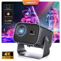 Mini projecteur Topleo A10, mise au point électrique, 4K, mini projecteur portable, projecteur LED HD 720P pour home cinéma
