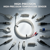 Sonde de température à thermocouple de haute précision en acier inoxydable avec filetage, application industrielle, indice de protection IP67, température 1°C