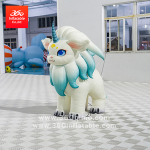 Unicorno Gonfiabile Personalizzato a 360 Gradi con Sfumature, Mascotte ad Aria Resistente per Festival, Parate ed Eventi a Tema - Product Image 2