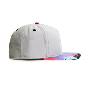 CAYLER Cappellino da Baseball a 5 Pannelli con Visiera Piatta e Etichetta Esterna in Ferro, in Cotone Pettinato, Regolabile, Sportivo, per Feste, Attività all'Aperto, Casual, Street Style - Product Image 2